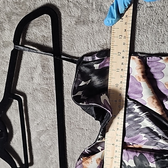 Ark & Co Tube Mini Dress Size Small Multi Color Batik Floral Sleeveless - Picture 2 of 7